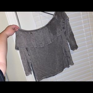 off the shoulder shirt